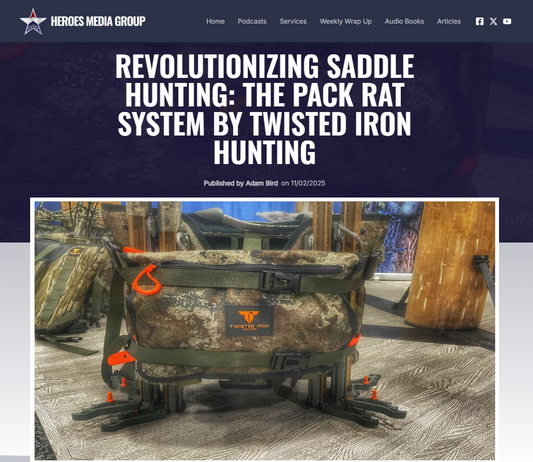 Revolutionizing Saddle Hunting: The Pack Rat System by Twisted Iron Hunting by Adam Bird