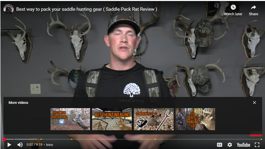 Man Vs. Deer: Best way to pack your saddle hunting gear ( Saddle Pack Rat Review )