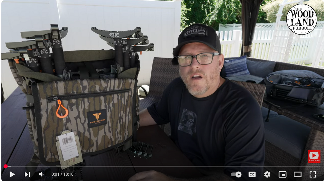 The Woodland Pursuit: Pack Rat & Boot Bandolier PROX2 from Twisted Iron Hunting! In hands full review